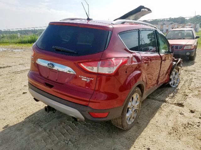 1FMCU9J96FUB90497 - 2015 FORD ESCAPE TIT RED photo 4