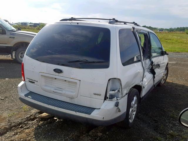 2FMZA57644BB15292 - 2004 FORD FREESTAR S WHITE photo 4