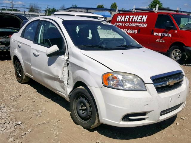 KL1TD5DE3BB142281 - 2011 CHEVROLET AVEO LS WHITE photo 1