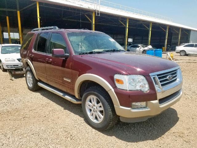 1FMEU64E08UA51131 - 2008 FORD EXPLORER E MAROON photo 1