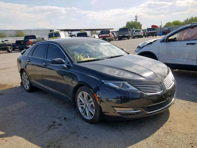 3LN6L2LU8ER803234 - 2014 LINCOLN MKZ HYBRID BLACK photo 1