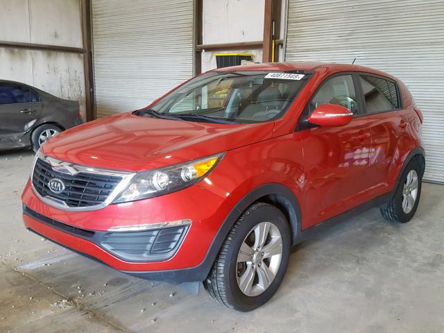 KNDPB3A20C7327522 - 2012 KIA SPORTAGE B RED photo 2