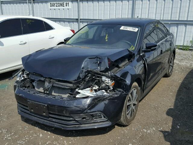 3VWDA7AJ0FM246225 - 2015 VOLKSWAGEN JETTA TDI BLACK photo 2