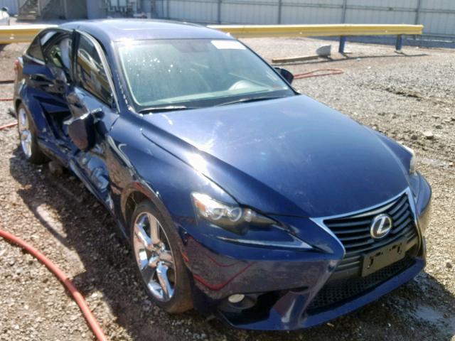 JTHBE1D27E5006317 - 2014 LEXUS IS 350 BLUE photo 1