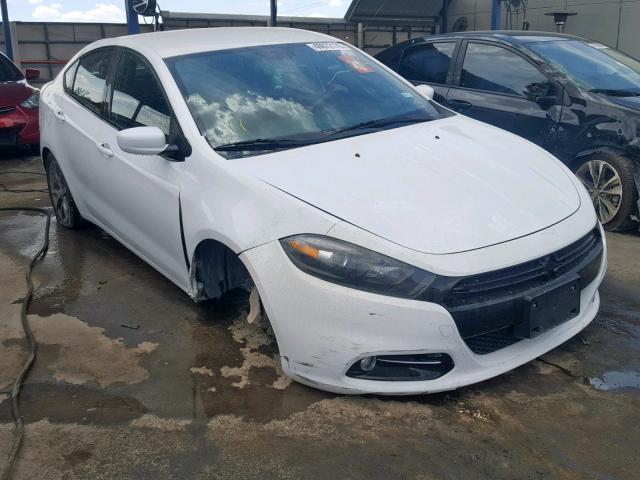 1C3CDFBB5ED861732 - 2014 DODGE DART SXT WHITE photo 1