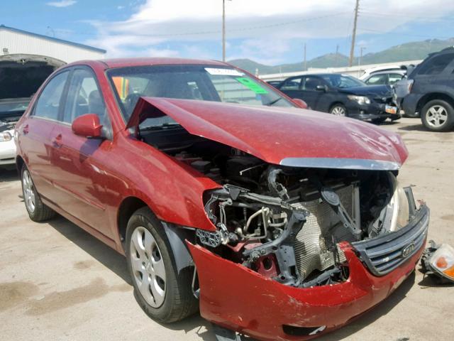 KNAFE222495639002 - 2009 KIA SPECTRA EX RED photo 1