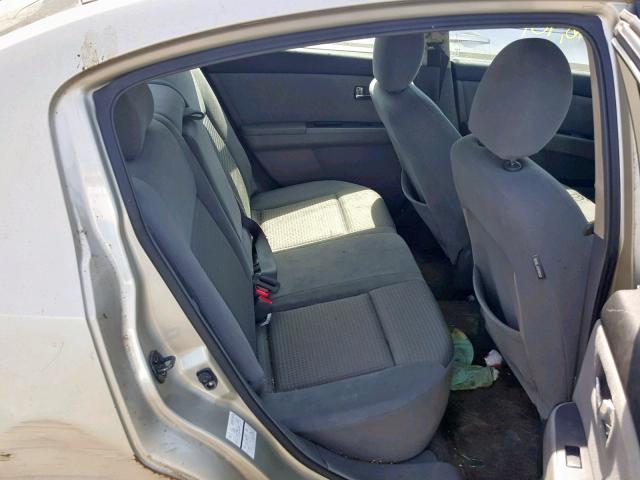 3N1AB61E08L688269 - 2008 NISSAN SENTRA 2.0 TAN photo 6