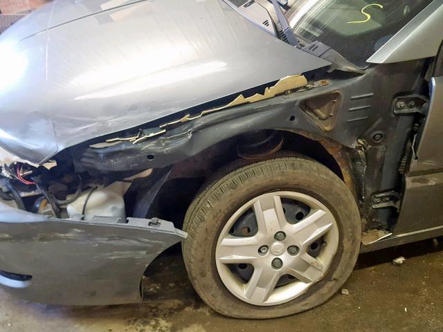 1G8AJ55F16Z154212 - 2006 SATURN ION LEVEL GRAY photo 9