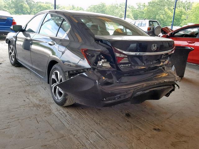 1HGCR2F34HA254169 - 2017 HONDA ACCORD LX BLACK photo 3