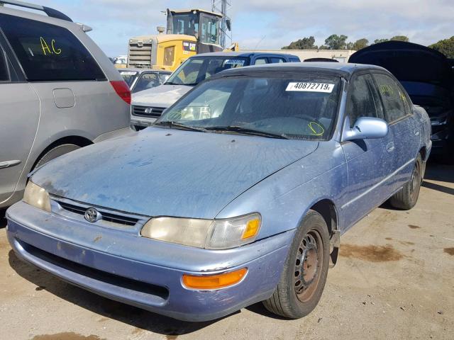 1NXBB02E6TZ393670 - 1996 TOYOTA COROLLA DX BLUE photo 2