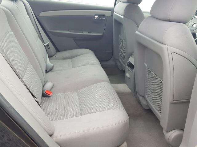 1G1ZG57BX9F100472 - 2009 CHEVROLET MALIBU LS BLACK photo 6