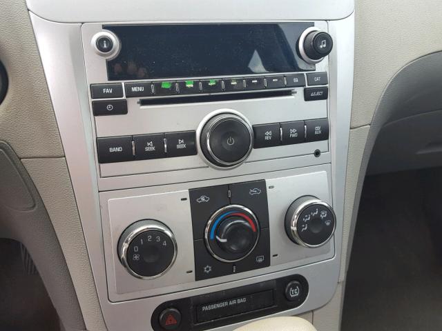 1G1ZG57BX9F100472 - 2009 CHEVROLET MALIBU LS BLACK photo 9