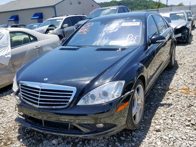 WDDNG71X08A219123 - 2008 MERCEDES-BENZ S 550 BLACK photo 2