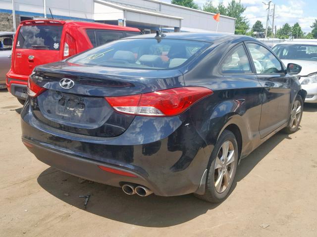 KMHDH6AE3DU022379 - 2013 HYUNDAI ELANTRA CO BLACK photo 4