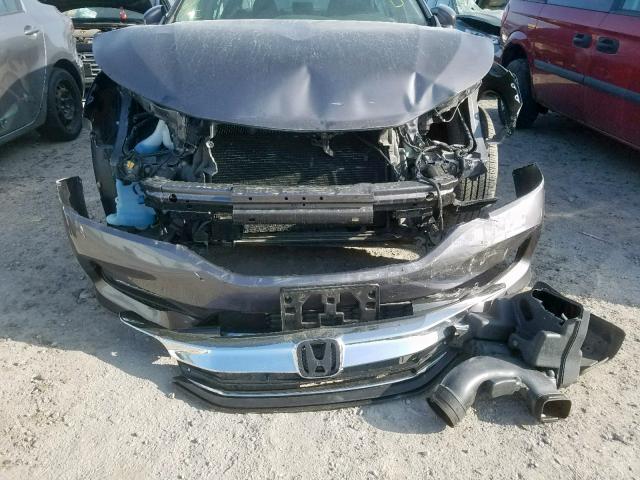 1HGCR2F86GA804322 - 2016 HONDA ACCORD EXL GRAY photo 9