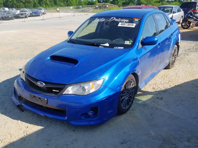 JF1GV7E65EG008248 - 2014 SUBARU IMPREZA WR BLUE photo 2