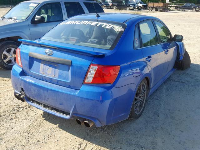 JF1GV7E65EG008248 - 2014 SUBARU IMPREZA WR BLUE photo 4