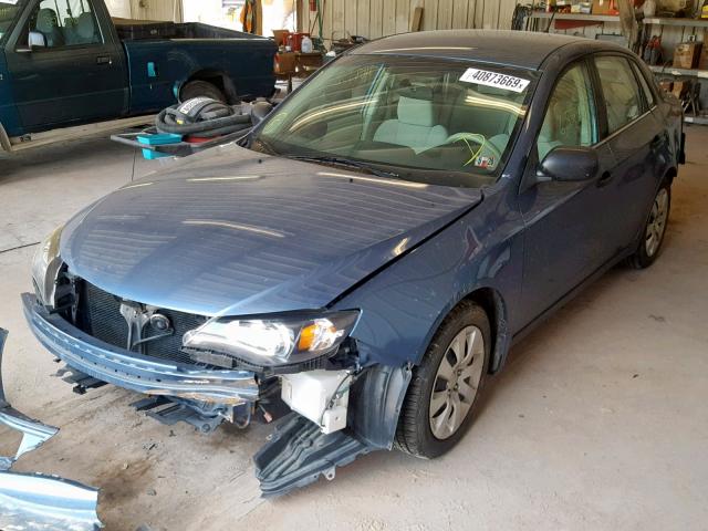 JF1GE61658H522759 - 2008 SUBARU IMPREZA SE BLUE photo 2