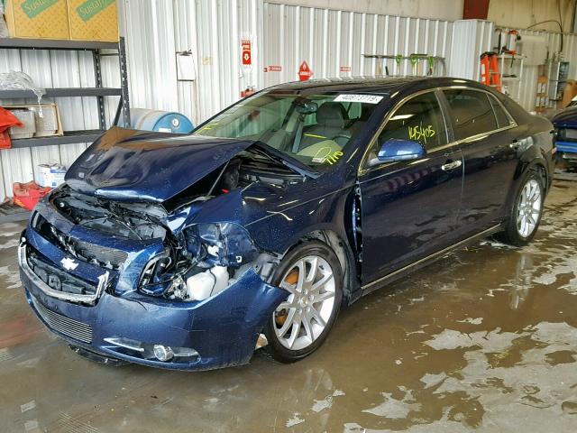 1G1ZE5EB9AF276202 - 2010 CHEVROLET MALIBU LTZ ლურჯი ფოტო 2