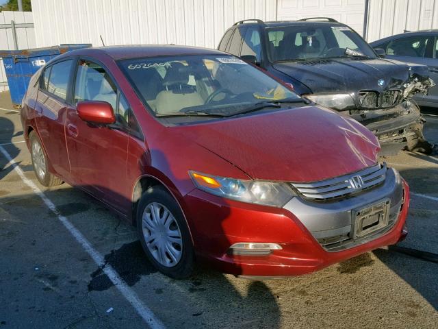 JHMZE2H5XAS004906 - 2010 HONDA INSIGHT LX RED photo 1