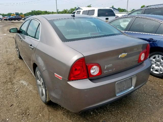 1G1ZC5E10BF126087 - 2011 CHEVROLET MALIBU 1LT 棕色 照片 3