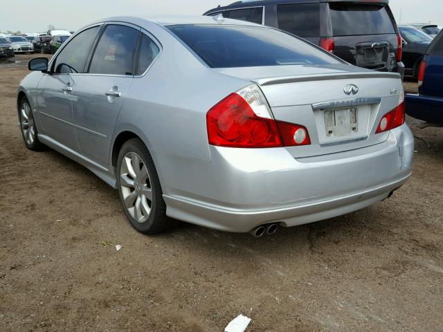 JNKBY01E96M203870 - 2006 INFINITI M45 BASE SILVER photo 3