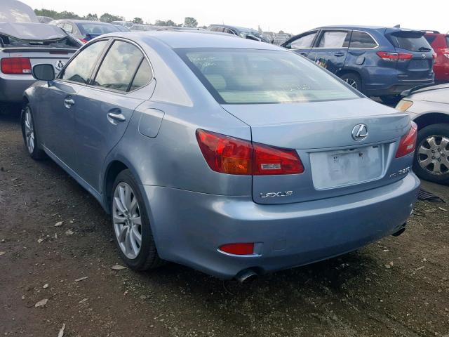 JTHCK262962003745 - 2006 LEXUS IS 250 BLUE photo 3