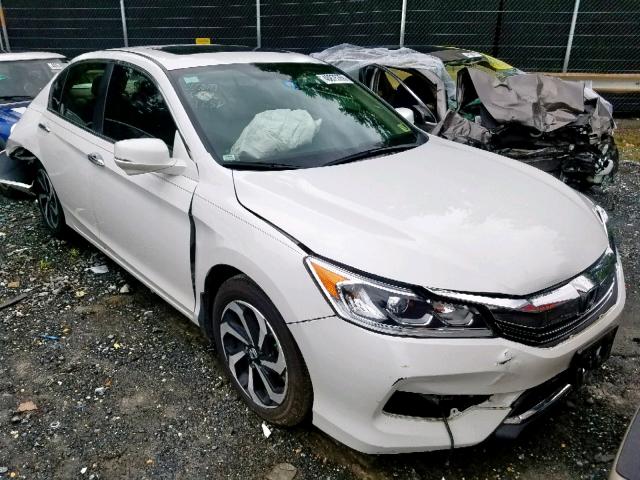 1HGCR2F84GA152042 - 2016 HONDA ACCORD EXL WHITE photo 1