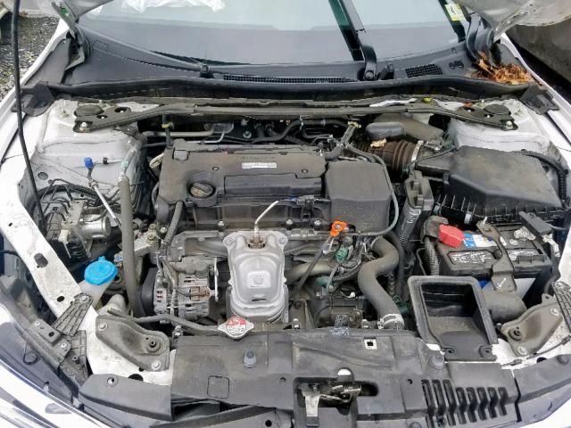 1HGCR2F84GA152042 - 2016 HONDA ACCORD EXL WHITE photo 7