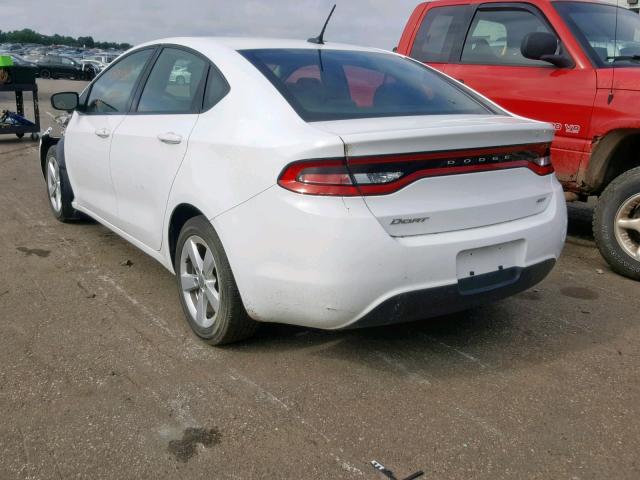 1C3CDFBB3GD504424 - 2016 DODGE DART SXT WHITE photo 3