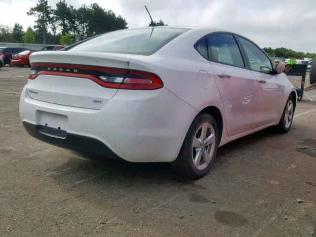 1C3CDFBB3GD504424 - 2016 DODGE DART SXT WHITE photo 4