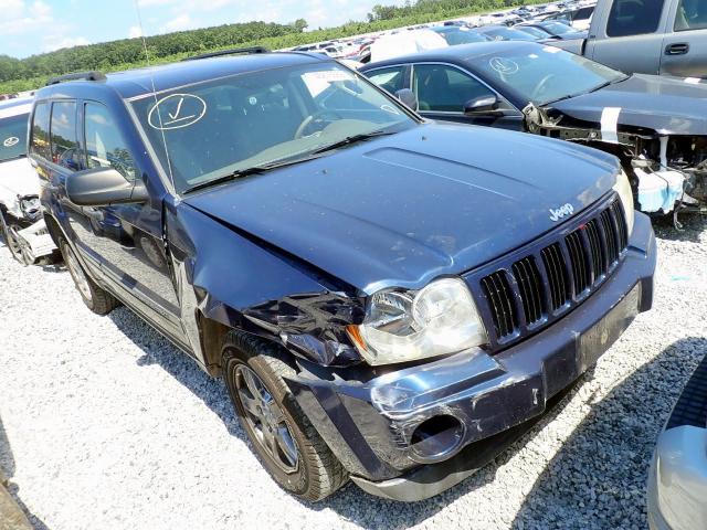 1J4GR48K35C660132 - 2005 JEEP GRAND CHER BLUE photo 1