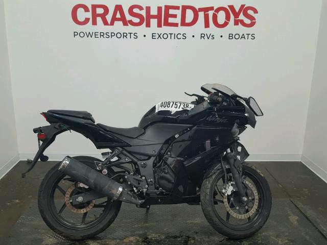 JKAEXMJ18BDA86909 - 2011 KAWASAKI EX250 J BLACK photo 1