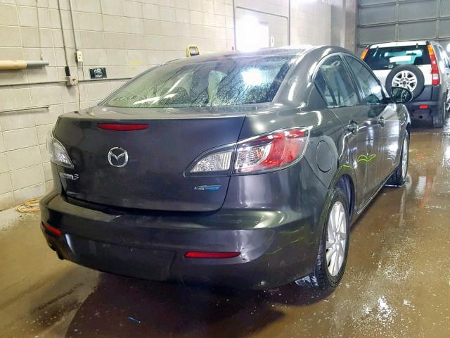 JM1BL1V75C1687471 - 2012 MAZDA 3 I GRAY photo 4