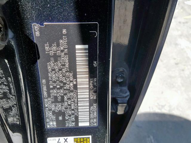 JTLKT324164039512 - 2006 TOYOTA SCION XB 蓝色 照片 10