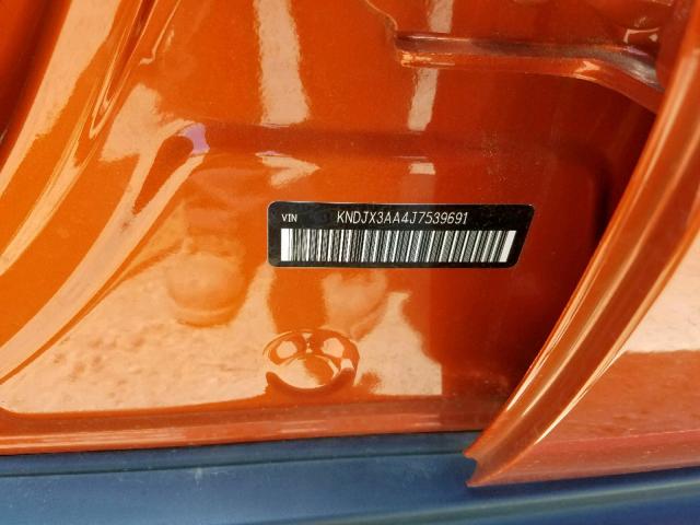 KNDJX3AA4J7539691 - 2018 KIA SOUL ! Narıncı foto 10