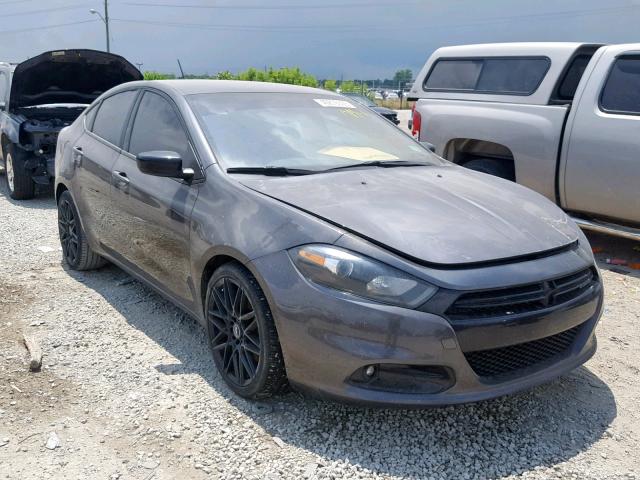 1C3CDFBB3FD101896 - 2015 DODGE DART SXT GRAY photo 1