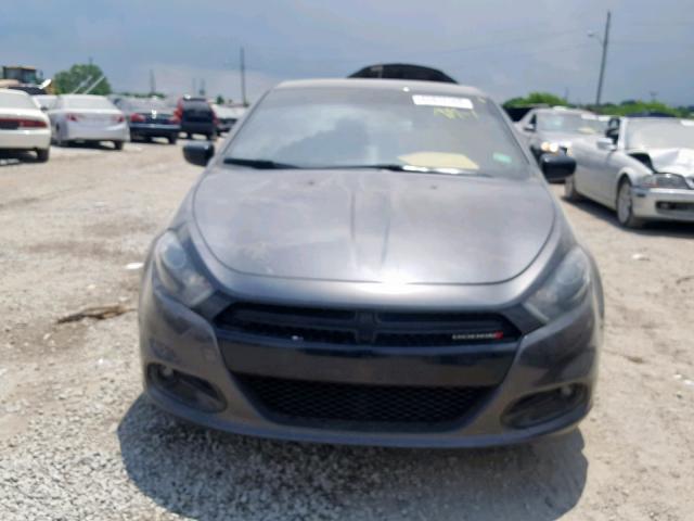 1C3CDFBB3FD101896 - 2015 DODGE DART SXT GRAY photo 9