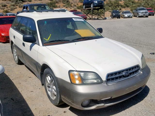 4S3BH675037600096 - 2003 SUBARU LEGACY OUT WHITE photo 1