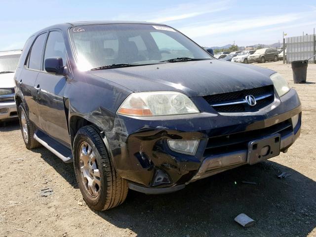 2HNYD18272H529201 - 2002 ACURA MDX BLACK photo 1