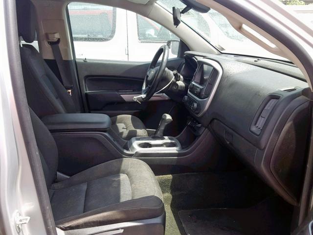 1GCGTBE36F1130534 - 2015 CHEVROLET COLORADO L SILVER photo 5