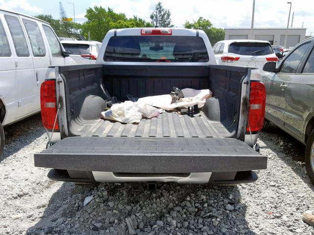 1GCGTBE36F1130534 - 2015 CHEVROLET COLORADO L SILVER photo 9