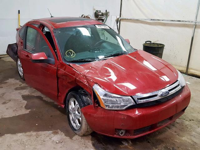 1FAHP36N59W115163 - 2009 FORD FOCUS SES RED photo 1