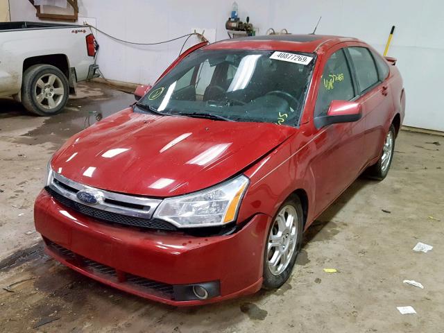 1FAHP36N59W115163 - 2009 FORD FOCUS SES RED photo 2