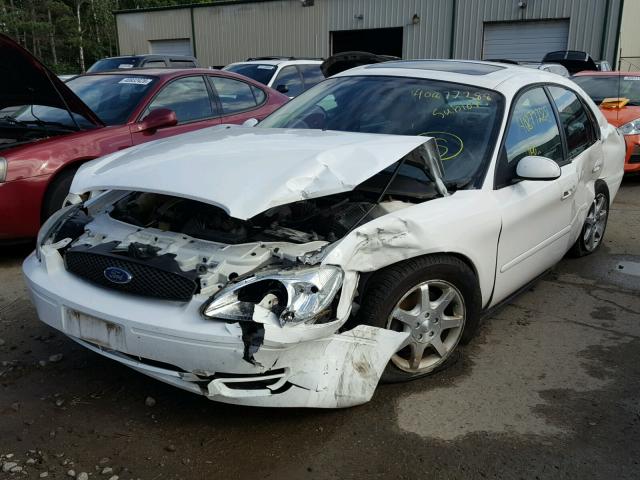 1FAFP56U17A107730 - 2007 FORD TAURUS SEL WHITE photo 2