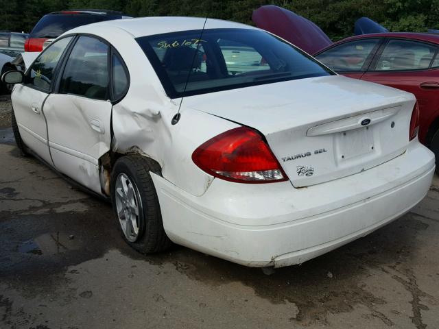 1FAFP56U17A107730 - 2007 FORD TAURUS SEL WHITE photo 3