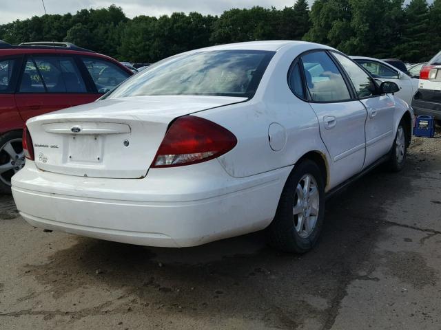 1FAFP56U17A107730 - 2007 FORD TAURUS SEL WHITE photo 4