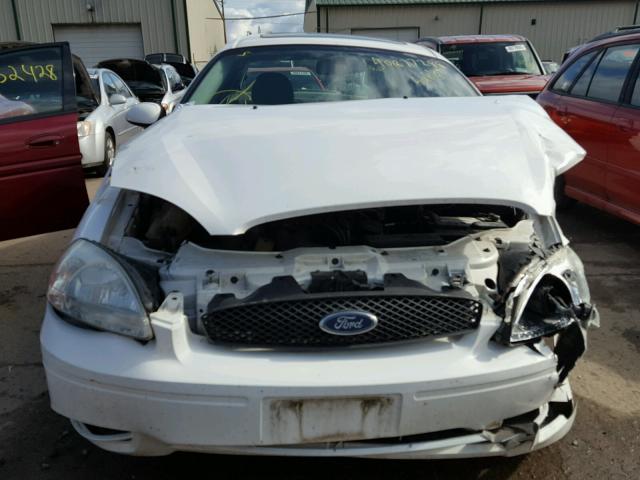 1FAFP56U17A107730 - 2007 FORD TAURUS SEL WHITE photo 9