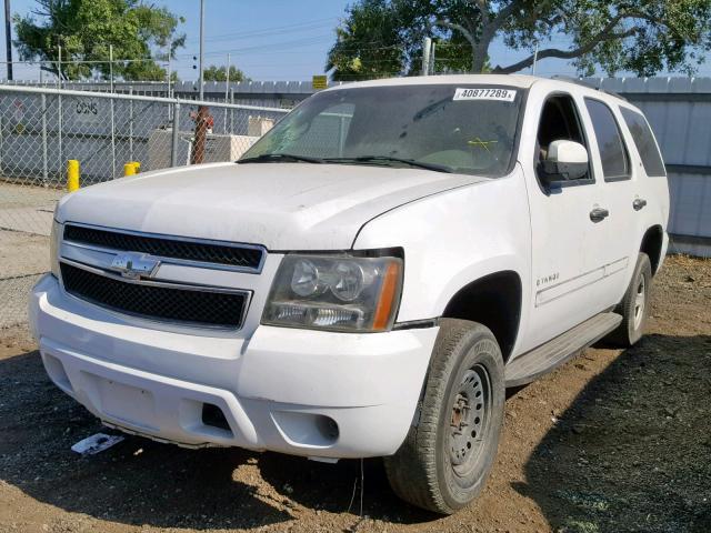 1GNFC13058R139798 - 2008 CHEVROLET TAHOE C150 WHITE photo 2