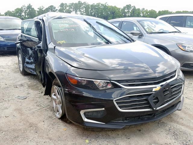 1G1ZB5ST0JF191447 - 2018 CHEVROLET MALIBU LS BLACK photo 1